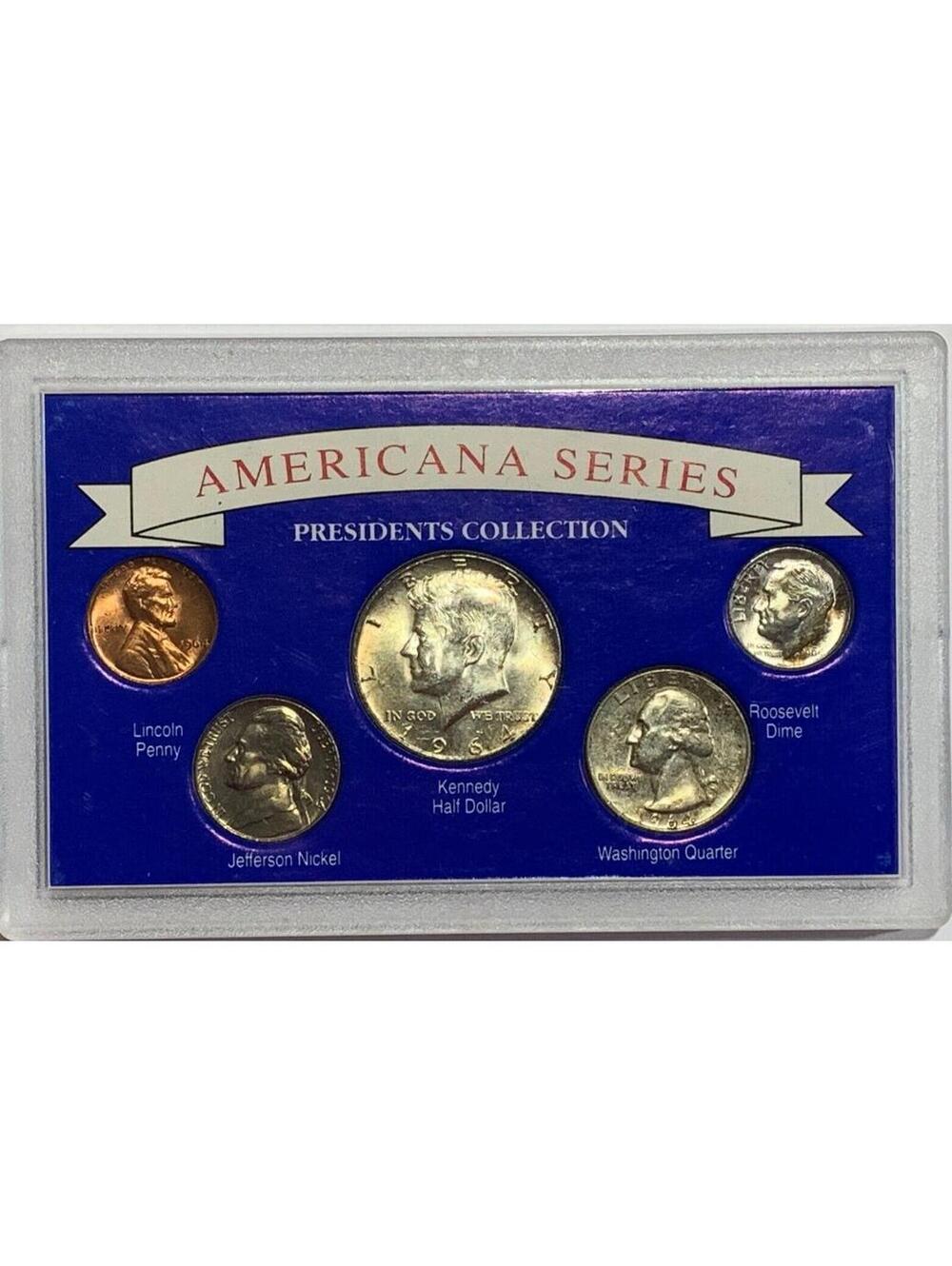 1964 AMERICANA SERIES Silver President  Collection Set - Rare
